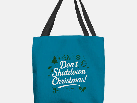 Don't Shutdown Christmas