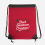 Don't Shutdown Christmas-None-Drawstring-Bag-Boggs Nicolas