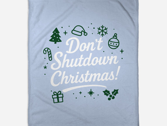 Don't Shutdown Christmas