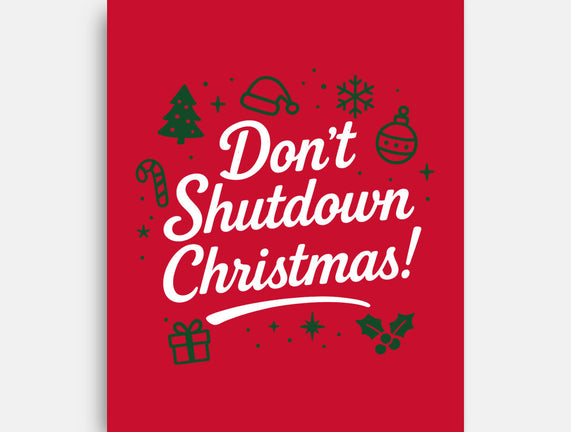 Don't Shutdown Christmas