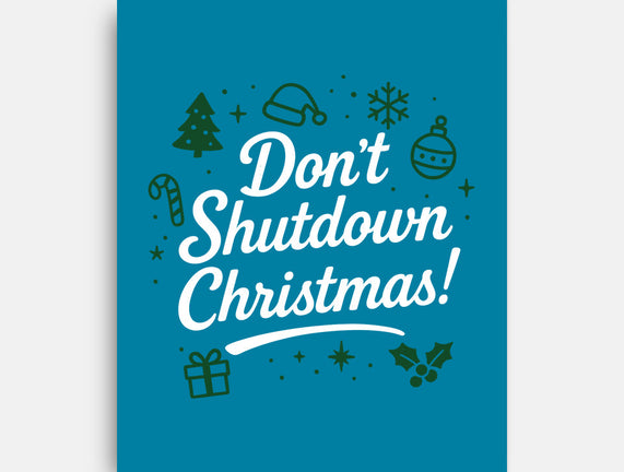 Don't Shutdown Christmas