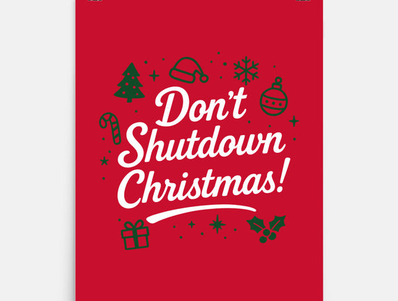 Don't Shutdown Christmas
