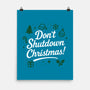 Don't Shutdown Christmas-None-Matte-Poster-Boggs Nicolas