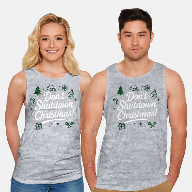 Don't Shutdown Christmas-Unisex-Basic-Tank-Boggs Nicolas