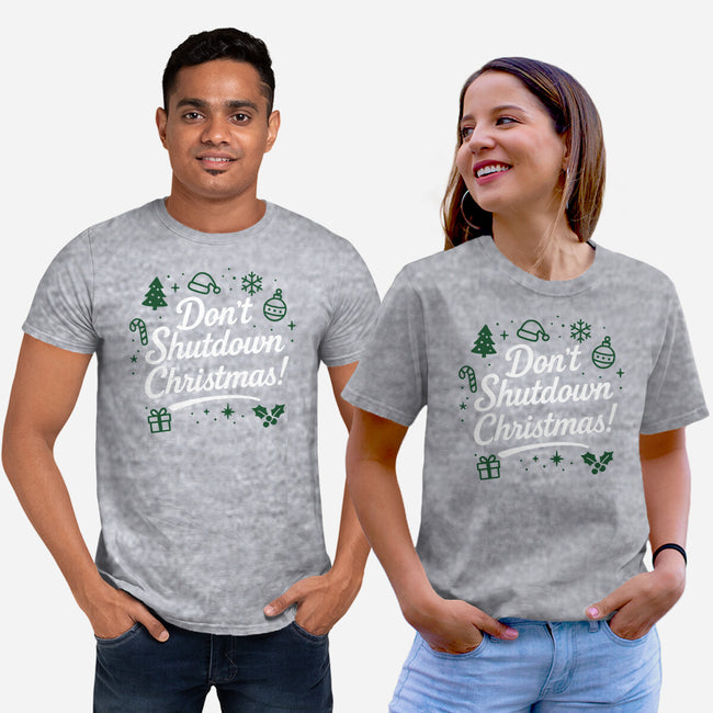 Don't Shutdown Christmas-Unisex-Basic-Tee-Boggs Nicolas