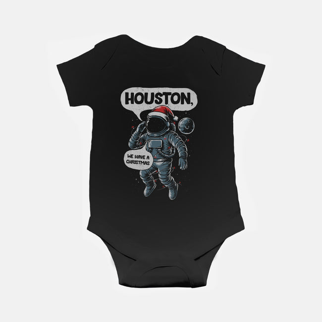 Houston We Have A Christmas-Baby-Basic-Onesie-Umberto Vicente