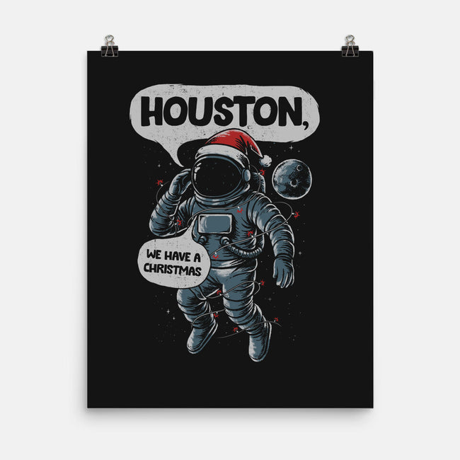 Houston We Have A Christmas-None-Matte-Poster-Umberto Vicente