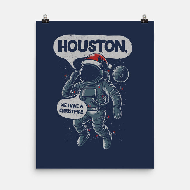 Houston We Have A Christmas-None-Matte-Poster-Umberto Vicente