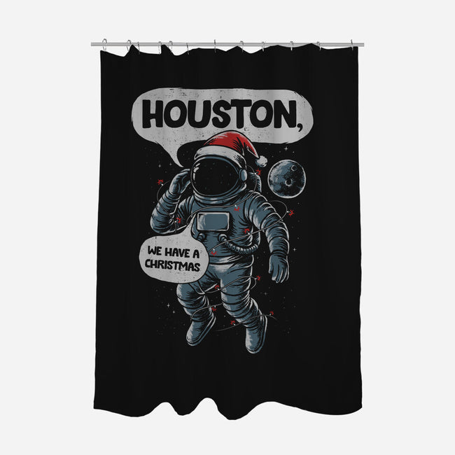 Houston We Have A Christmas-None-Polyester-Shower Curtain-Umberto Vicente