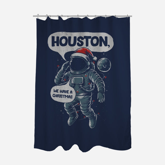 Houston We Have A Christmas-None-Polyester-Shower Curtain-Umberto Vicente
