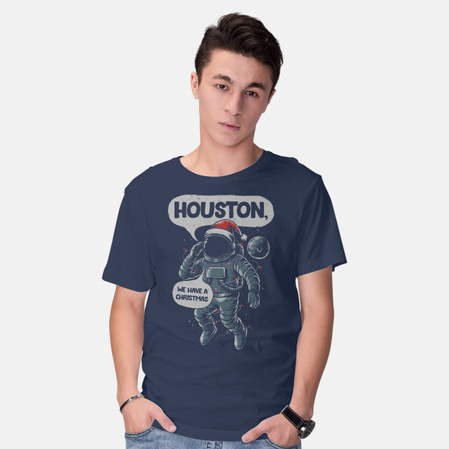 Houston We Have A Christmas-Mens-Basic-Tee-Umberto Vicente