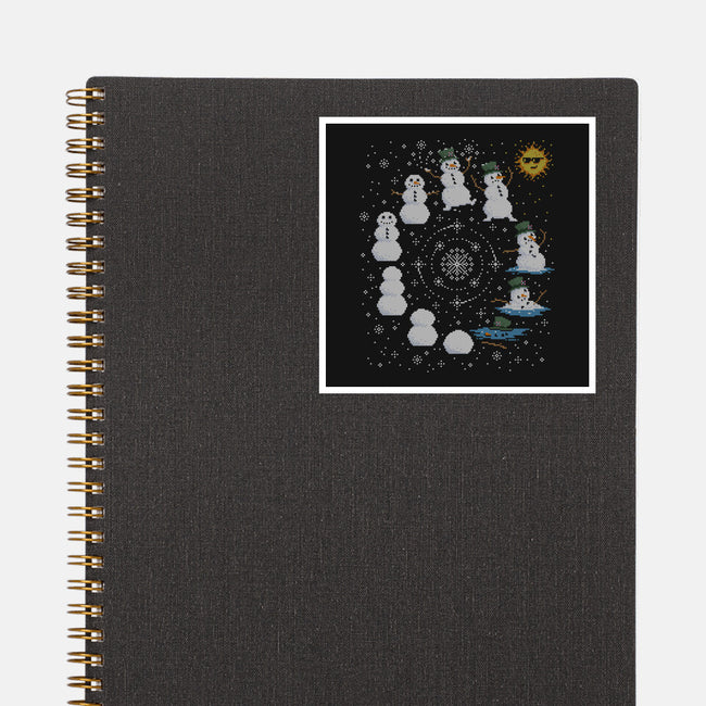 Snowman Life Cycle-None-Glossy-Sticker-kg07