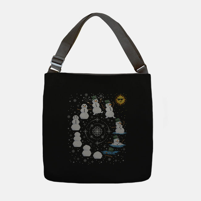 Snowman Life Cycle-None-Adjustable Tote-Bag-kg07