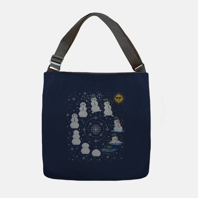 Snowman Life Cycle-None-Adjustable Tote-Bag-kg07