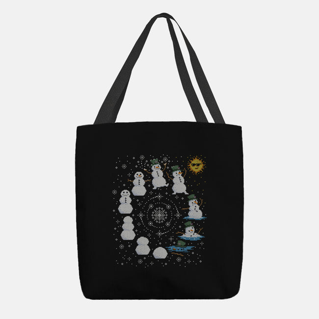 Snowman Life Cycle-None-Basic Tote-Bag-kg07
