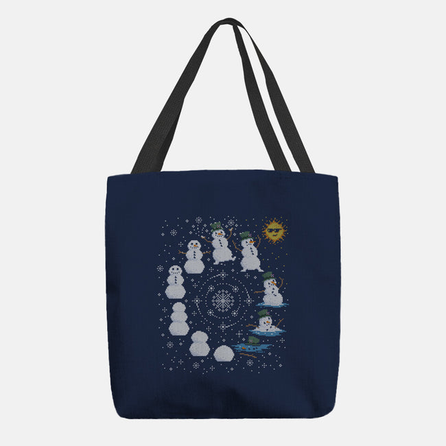 Snowman Life Cycle-None-Basic Tote-Bag-kg07