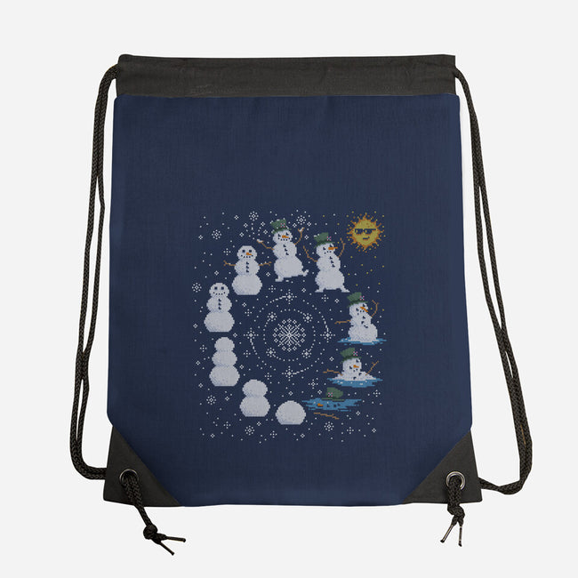 Snowman Life Cycle-None-Drawstring-Bag-kg07