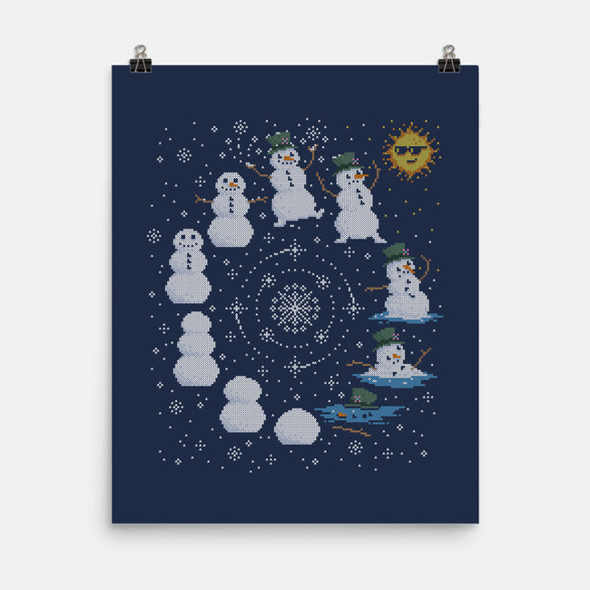 Snowman Life Cycle-None-Matte-Poster-kg07
