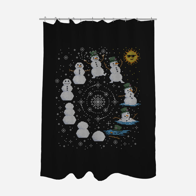 Snowman Life Cycle-None-Polyester-Shower Curtain-kg07