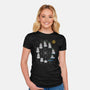 Snowman Life Cycle-Womens-Fitted-Tee-kg07
