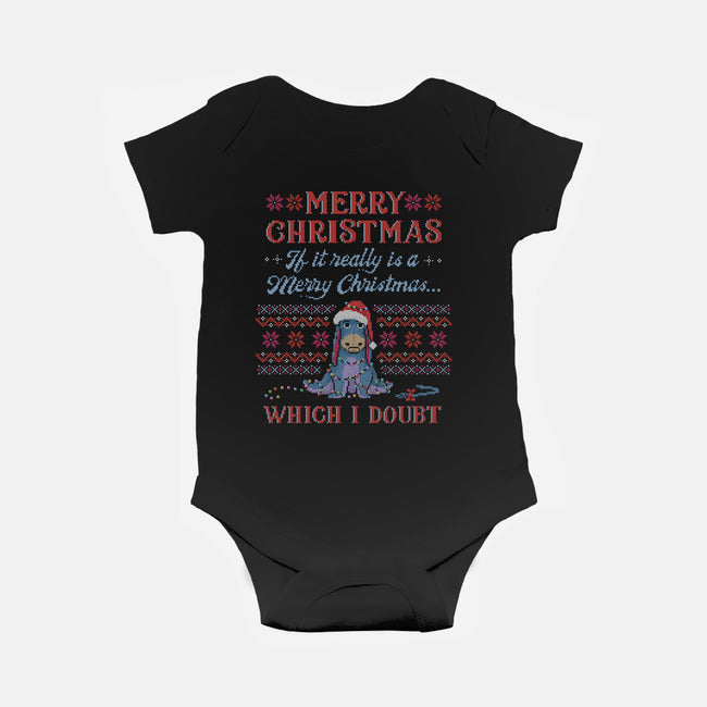A Doubtful Merry Christmas-Baby-Basic-Onesie-kg07
