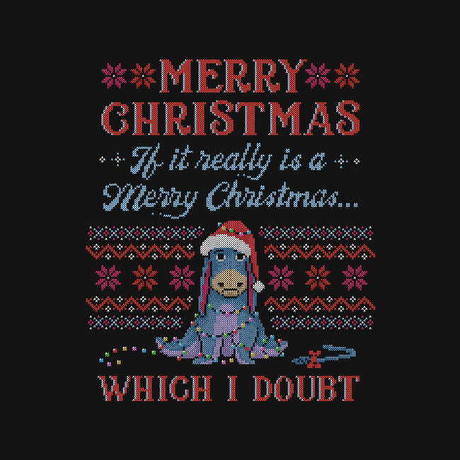 A Doubtful Merry Christmas-Unisex-Pullover-Sweatshirt-kg07