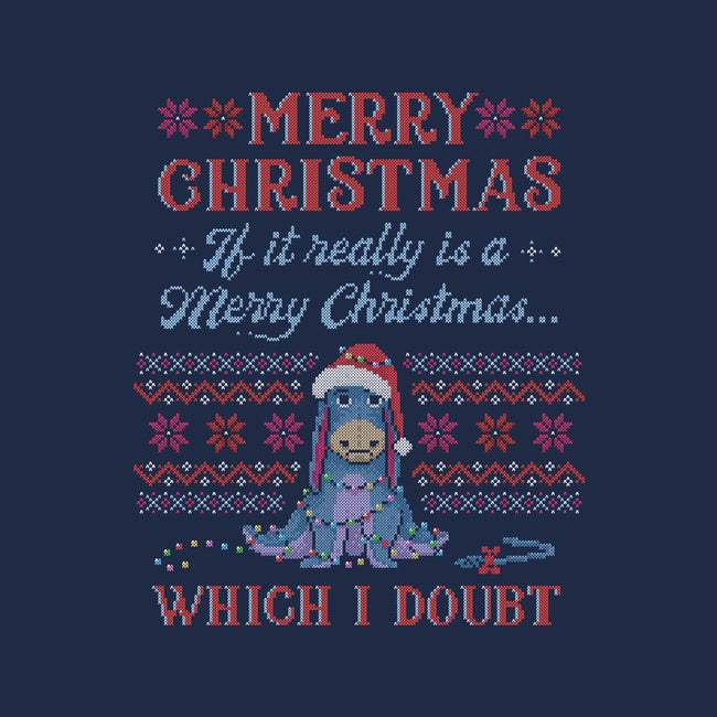 A Doubtful Merry Christmas-Womens-V-Neck-Tee-kg07