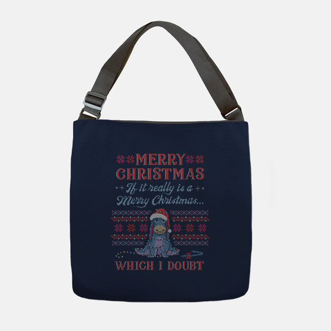 A Doubtful Merry Christmas-None-Adjustable Tote-Bag-kg07