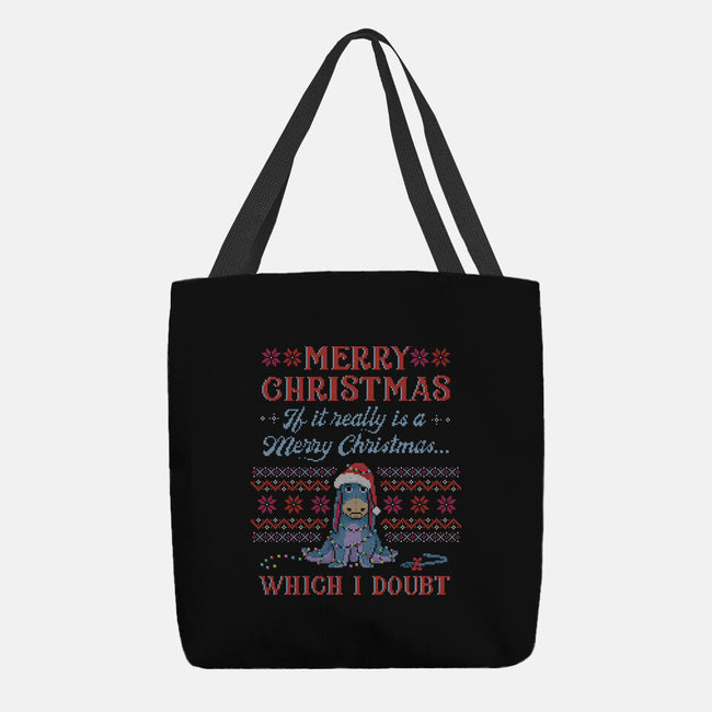 A Doubtful Merry Christmas-None-Basic Tote-Bag-kg07