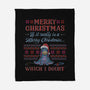 A Doubtful Merry Christmas-None-Fleece-Blanket-kg07