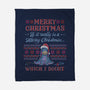 A Doubtful Merry Christmas-None-Fleece-Blanket-kg07