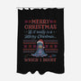 A Doubtful Merry Christmas-None-Polyester-Shower Curtain-kg07