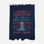 A Doubtful Merry Christmas-None-Polyester-Shower Curtain-kg07