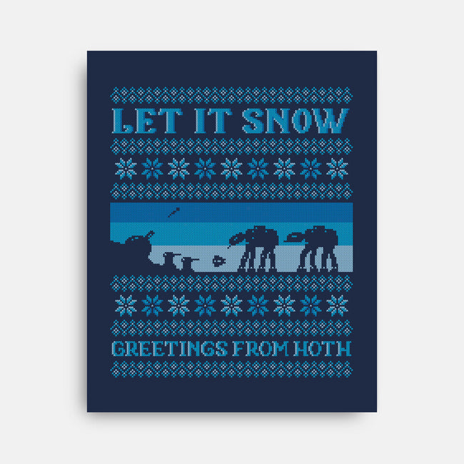 Greetings From Hoth-None-Stretched-Canvas-kg07