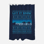 Greetings From Hoth-None-Polyester-Shower Curtain-kg07