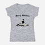 Merry Maladies-Womens-V-Neck-Tee-Mattania