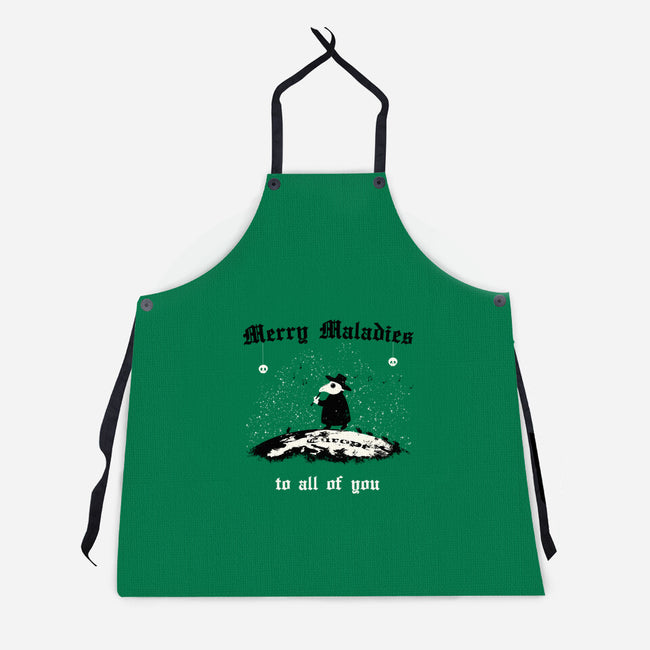 Merry Maladies-Unisex-Kitchen-Apron-Mattania
