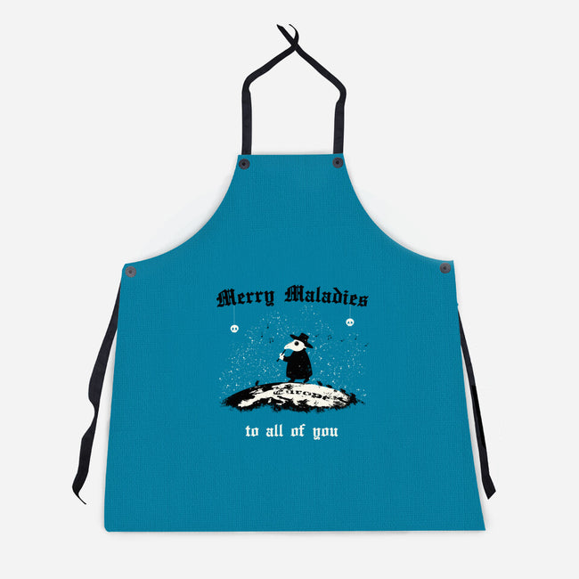 Merry Maladies-Unisex-Kitchen-Apron-Mattania