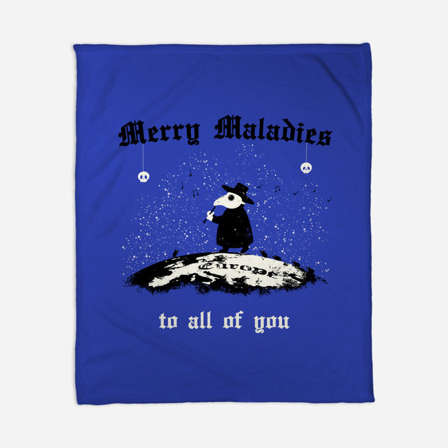 Merry Maladies-None-Fleece-Blanket-Mattania
