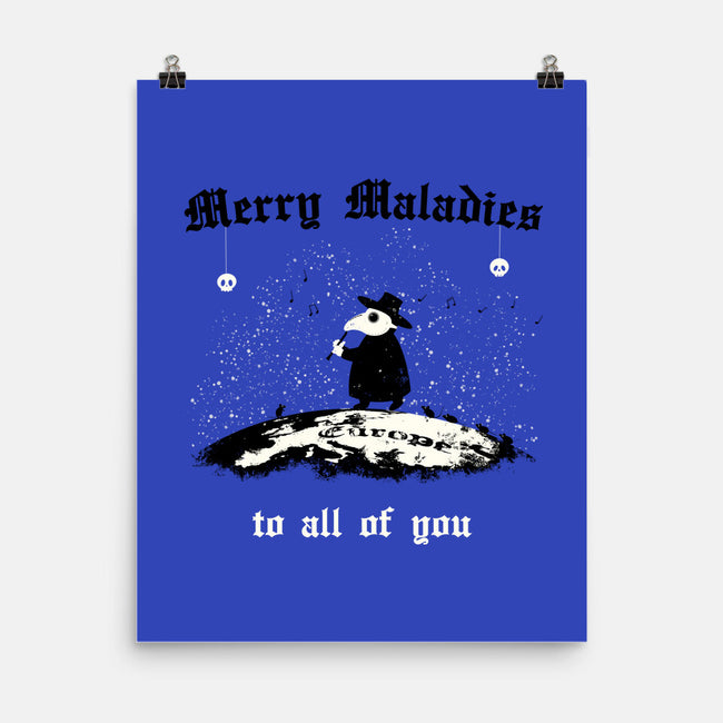 Merry Maladies-None-Matte-Poster-Mattania