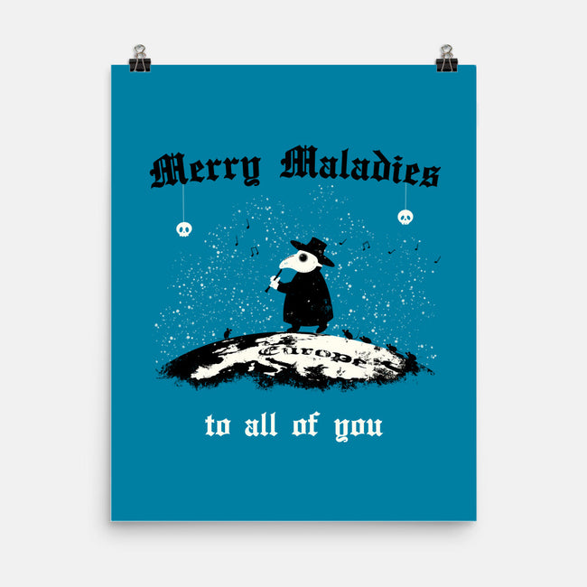 Merry Maladies-None-Matte-Poster-Mattania