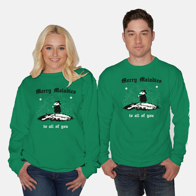 Merry Maladies-Unisex-Crew Neck-Sweatshirt-Mattania