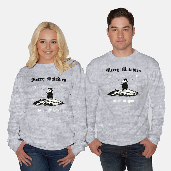 Merry Maladies-Unisex-Crew Neck-Sweatshirt-Mattania