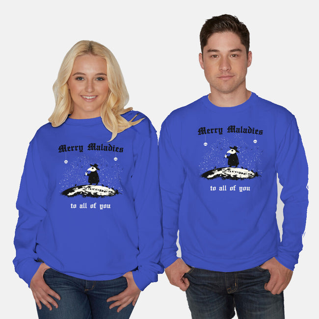 Merry Maladies-Unisex-Crew Neck-Sweatshirt-Mattania
