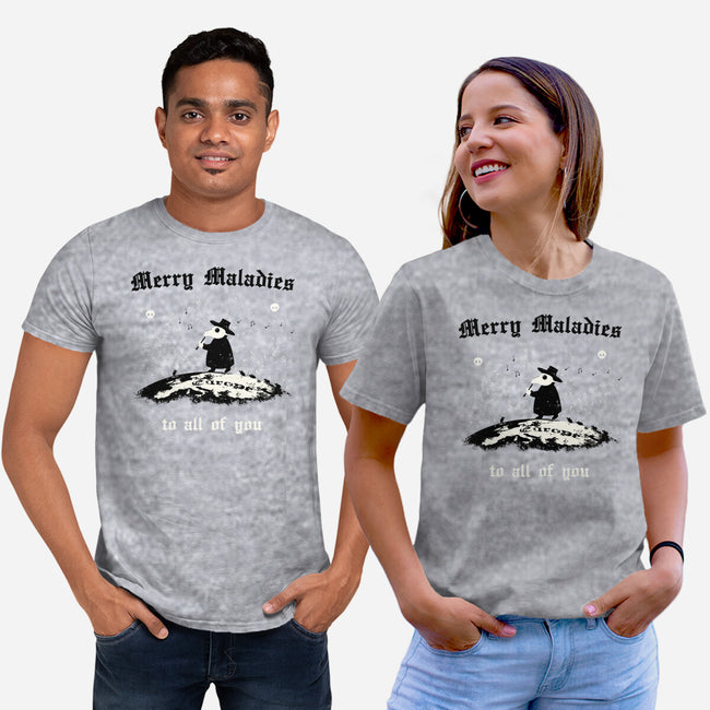 Merry Maladies-Unisex-Basic-Tee-Mattania