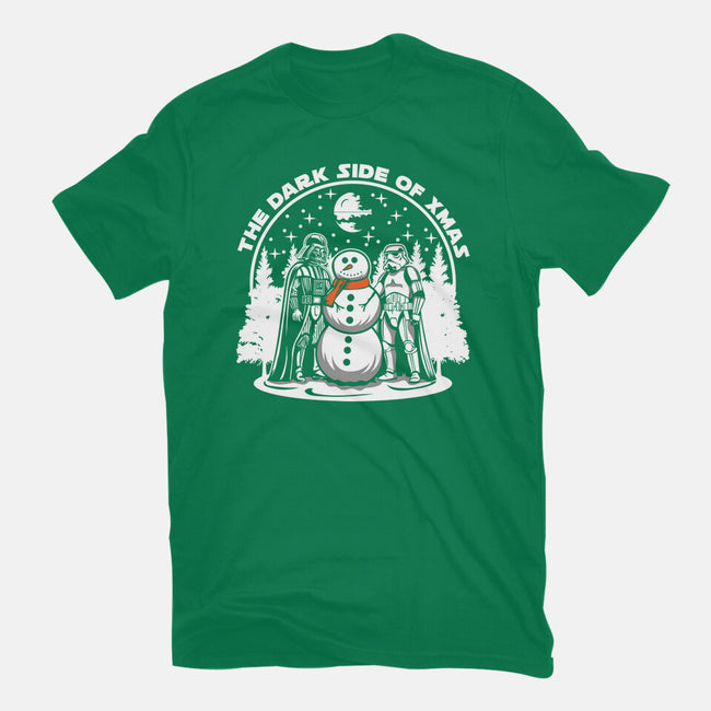 The Dark side Of Xmas-Womens-Fitted-Tee-SuperEdu
