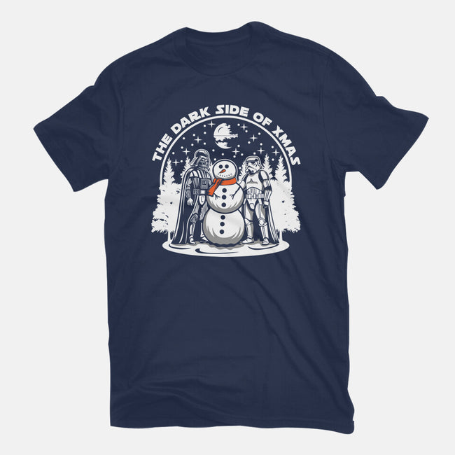 The Dark side Of Xmas-Womens-Fitted-Tee-SuperEdu