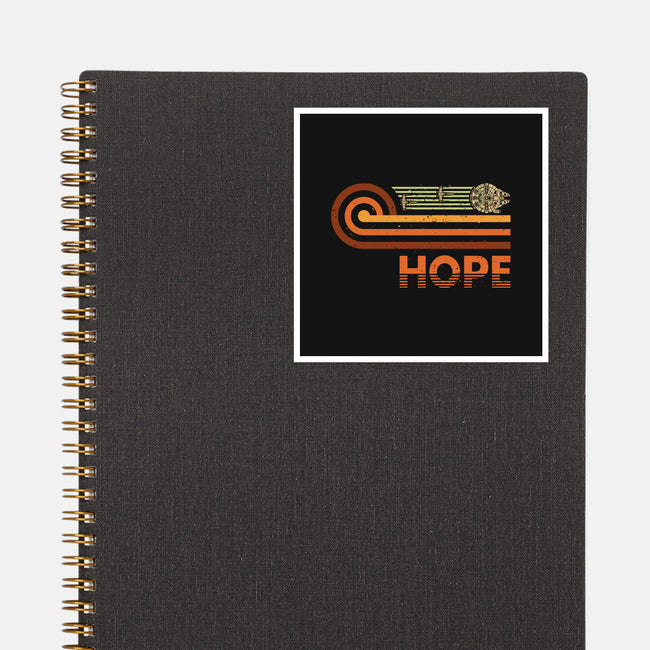 Retro Vintage Hope-None-Glossy-Sticker-retrodivision