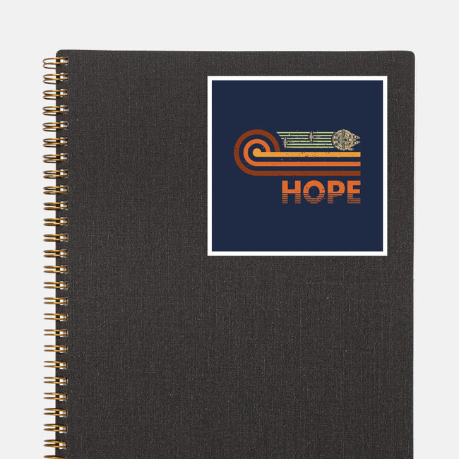 Retro Vintage Hope-None-Glossy-Sticker-retrodivision