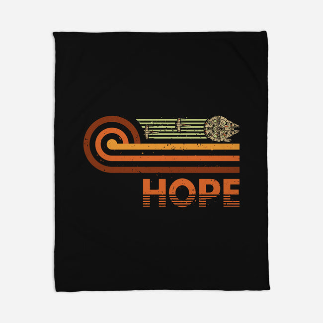 Retro Vintage Hope-None-Fleece-Blanket-retrodivision